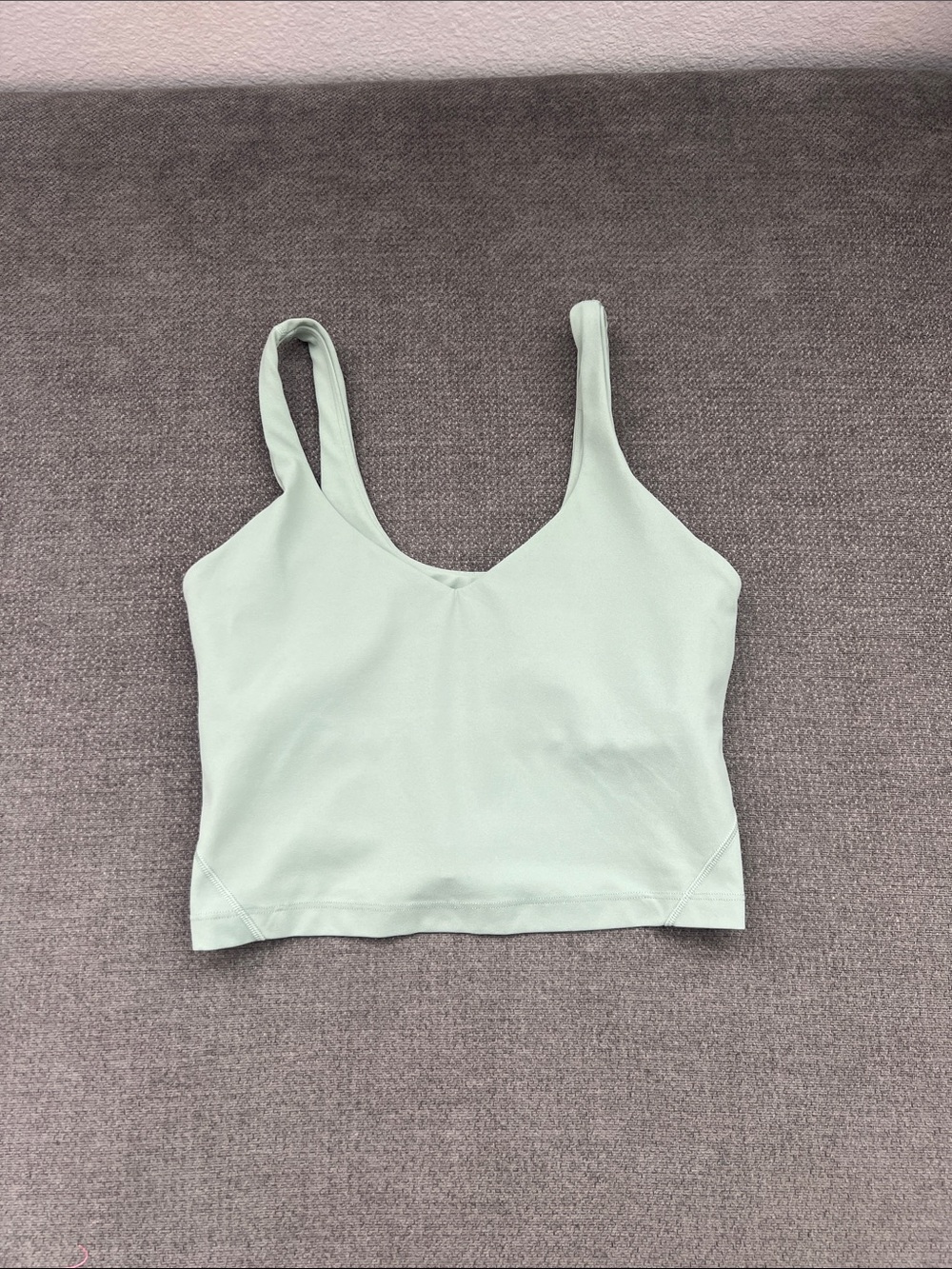 lululemon athletica Light Mint Cropped Tank